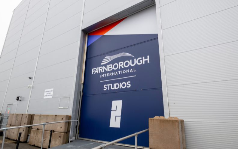 Farnborough International Studios Stage 2 Door
